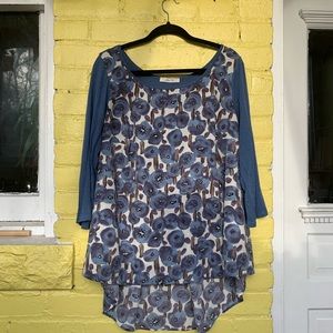 [Modcloth] “Terrific Time Off Floral” Top 🌼